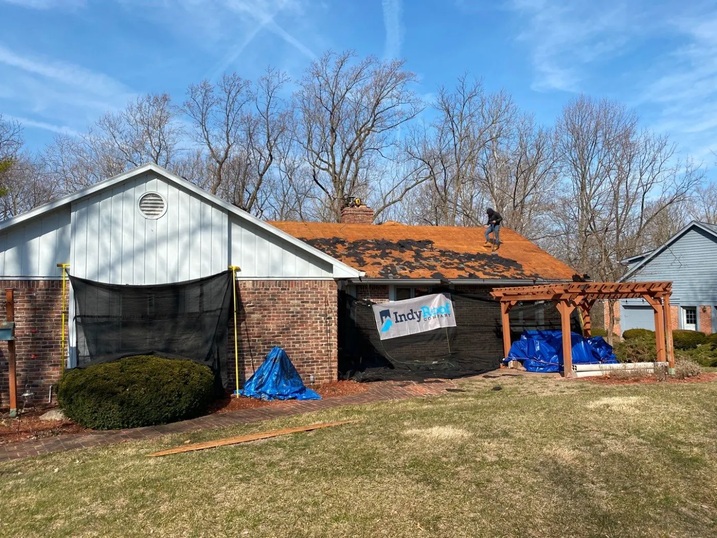 Siding in Spring Orchard