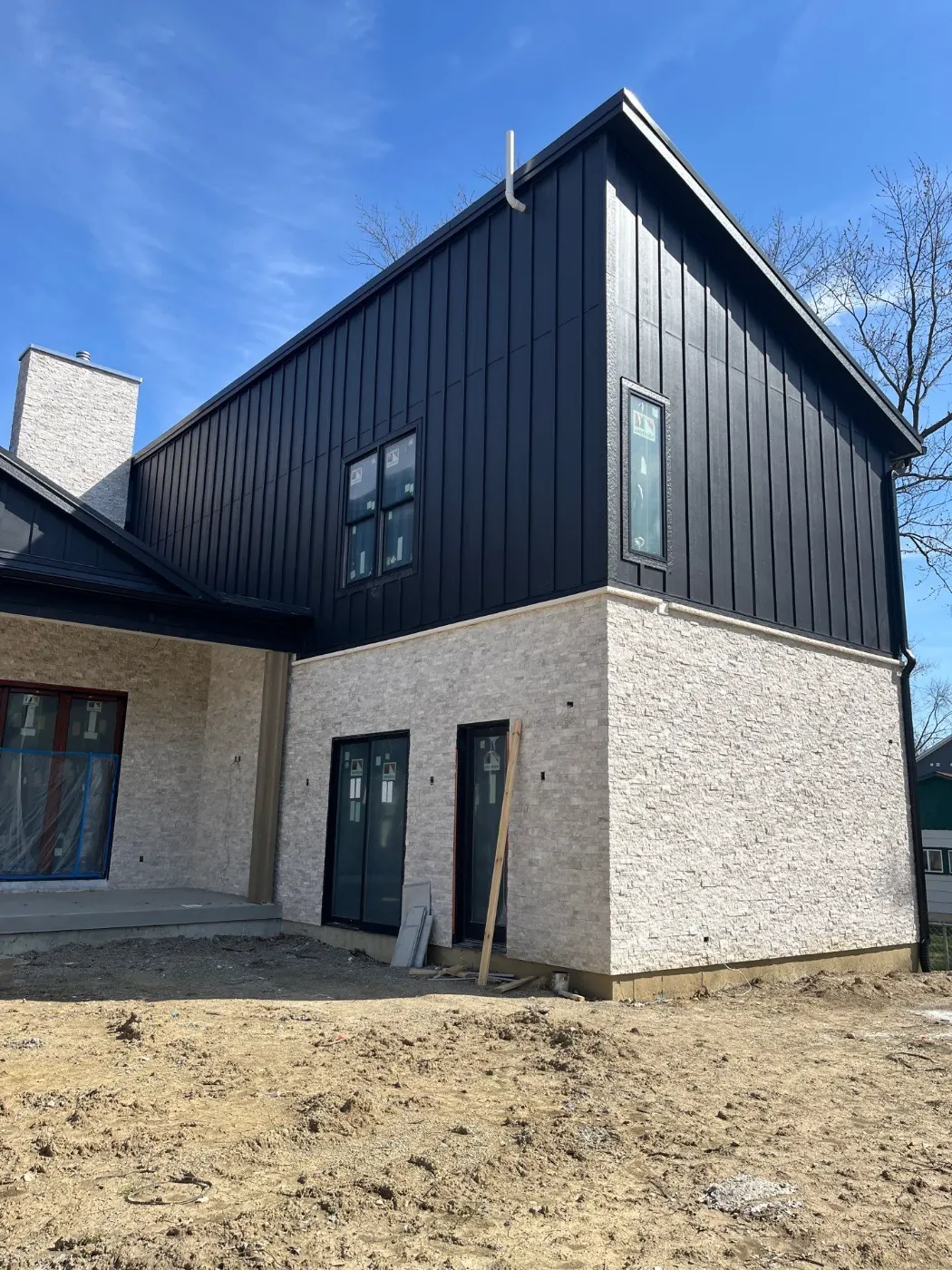 Fiber cement siding installed on a Spring Orchard home